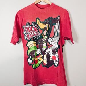 Duck the halls 1994 Warner Brother Tee-Medium